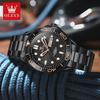 Fashion Mens Watches Steel/Silicone Strap Luminous Dual Calendar Waterproof Multi Color Business Sport Wrist Watch