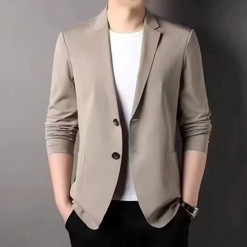 

Men s Lightweight Summer Suit Jacket - Ultra-Thin Breathable High Elasticity Ice Silk Sun Protection Casual Blazer XXXXL