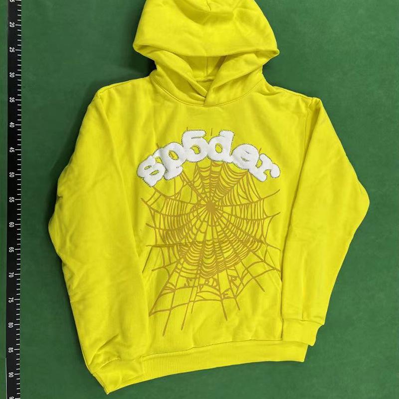 Sp5der Hoodie: Spinnennetz-Design, Unisex Trendiges Hip-Hop-Set Inspiriert von Young Thug