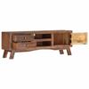 VidaXL Meuble TV 110x30x40 cm Bois de manguier brut