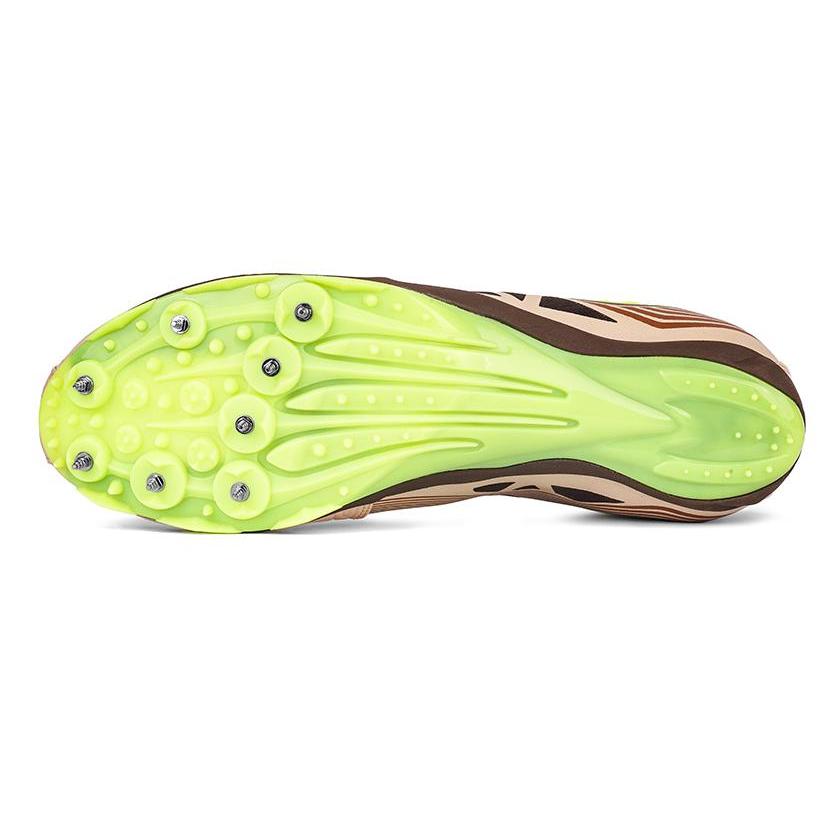Li Ning Cushioning Slip Resistant Abrasion Resistant Low top Running Shoes Unisex Brown AJJS001-4