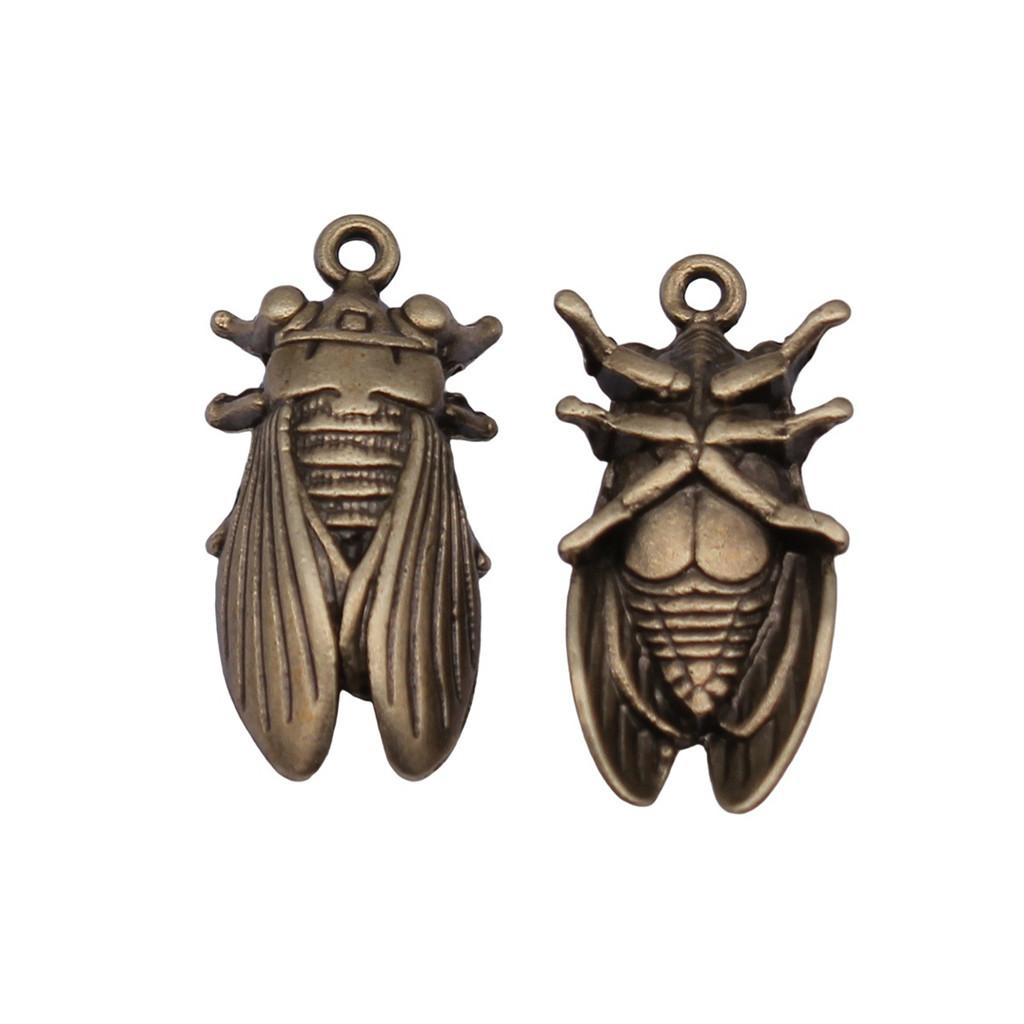 Frogs Insects Charms Vintage Alloy Pendants For Reptile Themed Jewelry