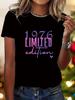 2026 Summer A Limited Edition Womens Shortsleeved Top with A 1976 Pattern Design Is Perfect As A Birthday Gift Tops