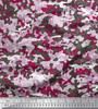 Soimoi Japan Crepe Satin Fabric Two Tone With White Camouflage Print Fabric by the metre 42 Inch