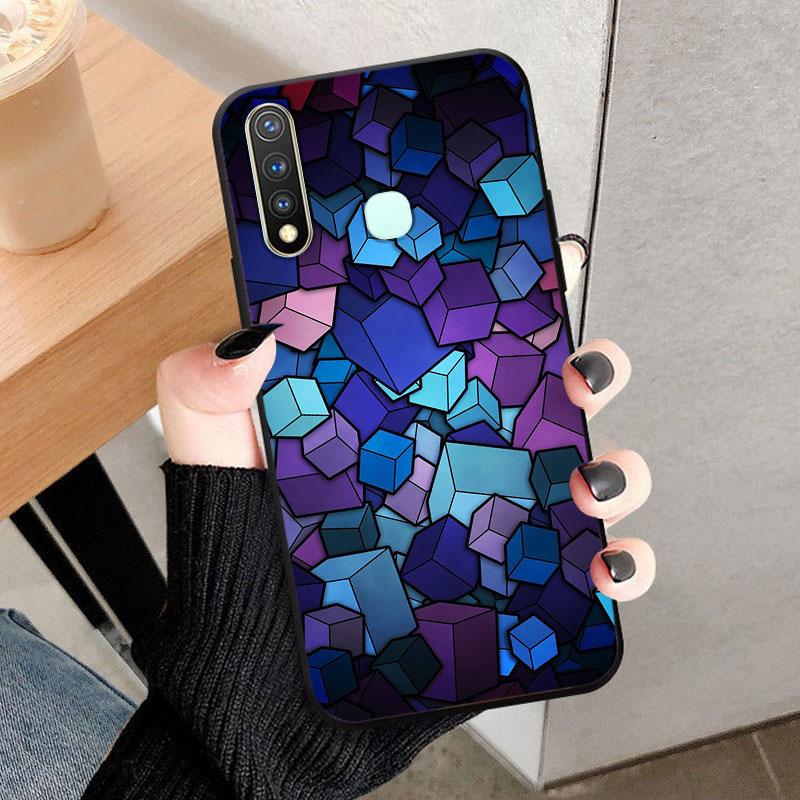 For Vivo Y19 1915 Case Y5S Luxury Fashion Shockproof Soft Silicone Back Cover For Vivo Y 19 VIVOY5S Phone Case Funda VIVOY19