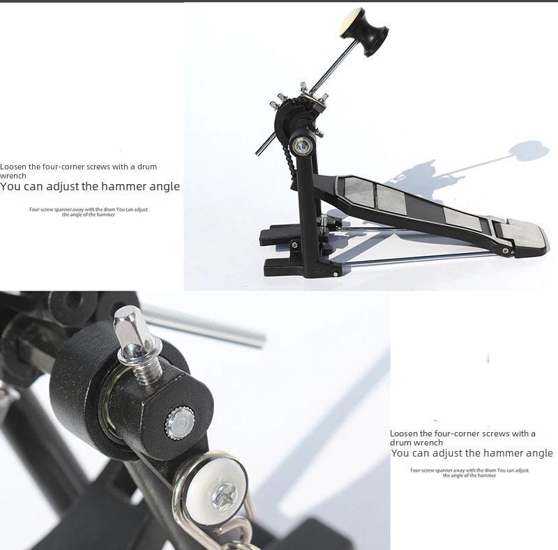 Aluminiumlegering Jazztrumma Enkelpedal Tillbehör