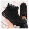 Men's Shoes with Plush and Thick Cotton Boots, Winter New Style with Plush Lining, Outdoor One Foot Casual Walking Snow Boots