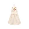 Hand towel household cute absorbent kitchen towel lazy rag wipe towel solid color children's hand
