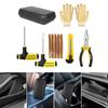 Car Bike Motorbike Tire Repair Kit Studding Tool Set Tubeless Tyre Puncture