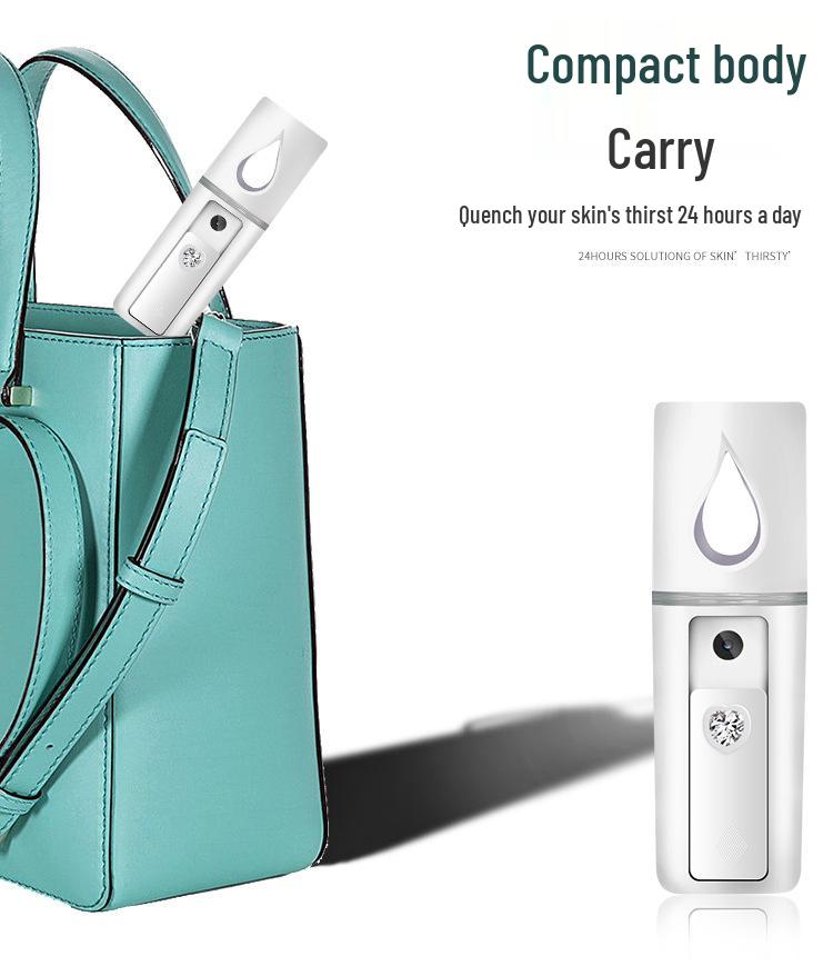 Portable USB Rechargeable Handheld Mist Sprayer & Humidifier