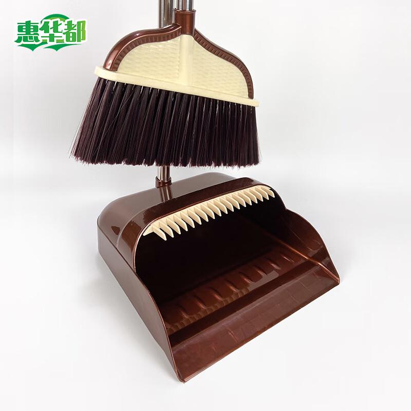 HUIHUADU Broom and Dustpan Set