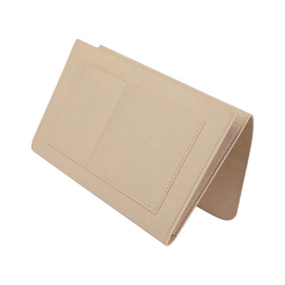 

Фетровый прикроватный органайзер для хранения телефонной книги, держатель для журналов, карманы, подвесная сумка для хранения, коробка для детских салфеток для кровати, дивана, боковой чехол 1pc