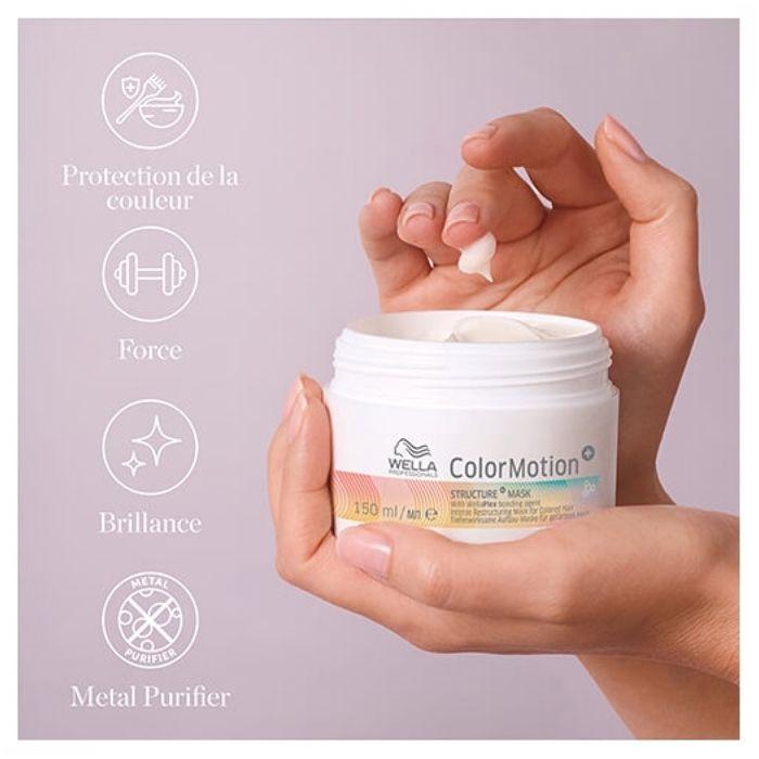 Masque - Wella Professionals - ColorMotion+ - 150ml - Cheveux colorés - Protection couleur