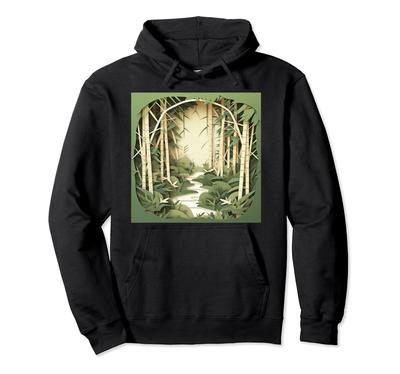 Bamboo Dreamscape Japanese Crafts Vector Palette Parka