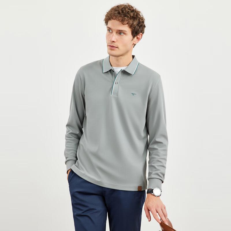 Septwolves Men's Warm Oxygen Long-Sleeve Polo Shirt