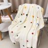 Cartoon Flannel Throw Blanket | Thick, Non-Shedding, All-Season Use for Dorms, Sofas, Cars