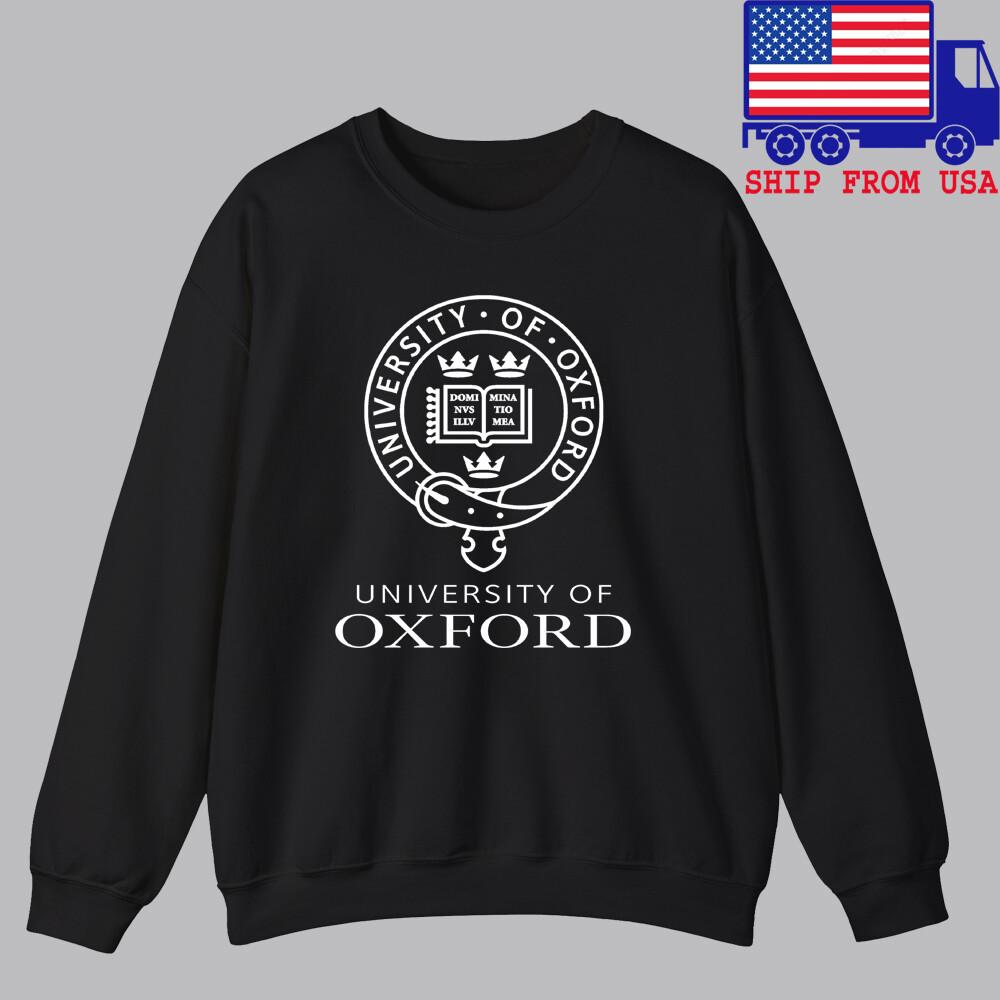 Oxford University Men#039;s Black Size S to 3XL Unisex T-Shirt XXXXL