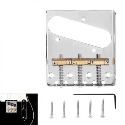 6-saitiger Messing-Single-Coil-Loch-E-Gitarren-Saitenhalter-Brückensattel für FD TL E-Gitarre