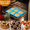 Hggzeg Silicone Mold Set 6 Cavities Baking Molds Nonstick Blueberry Chocolate Cake Mold 277x165x35mm Reusable Odorless BPA Free