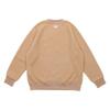 MLB Base Logo Sweatshirts Unisex Brown Crew Neck Moderate Regular 31MTF1061-43B