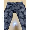 Used Edge Japanese Pattern Botanical Bandana Style Boot Cut Flare
