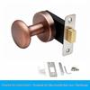 Gray Concealed Invisible Bedroom Door Handle with Hidden Solid Ball Lock
