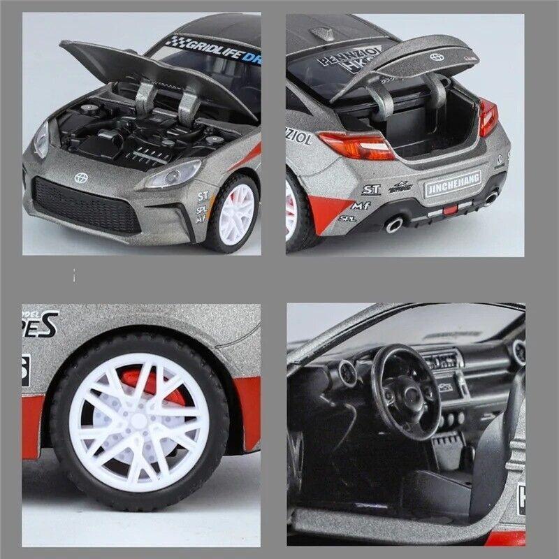 1/32 Toyota GR86 Alloy Sports Car Diecast Model Kids X-MAS Gift Toy Sound Light