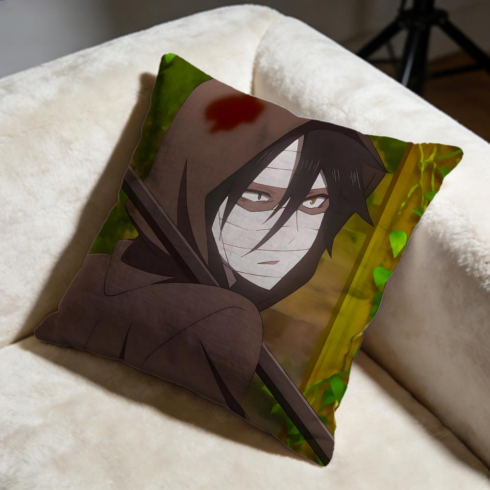 Stylish AAngels of Deathiou Cushion Cover Soft Decorative Pillow Case Suitable for Bedroom Sofa Car Travel Use