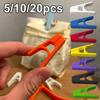Snack Bag Sealing Clips Mini Assorted Colors Easy To Use Portable Sealers for Kitchen Organization Food Fresh Keeper