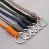 20 Styles Paracord Keychain Lanyard 45cm/14cm High Strength Lanyard Round Buckle  Outdoor Tool