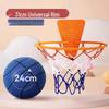 Silent Indoor Training Basketball - Mute, Non-Crumb Elastic Sponge Ball Size 7/5 for Kids