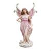 Harz-Feenstatue Schmetterlingsanhänge Figur Pink und Creme für Schreibtisch