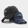 Vintage Haifisch Baumwoll-Baseballkappe Mit Stickerei Für Streetwear Und Sonnenschutz