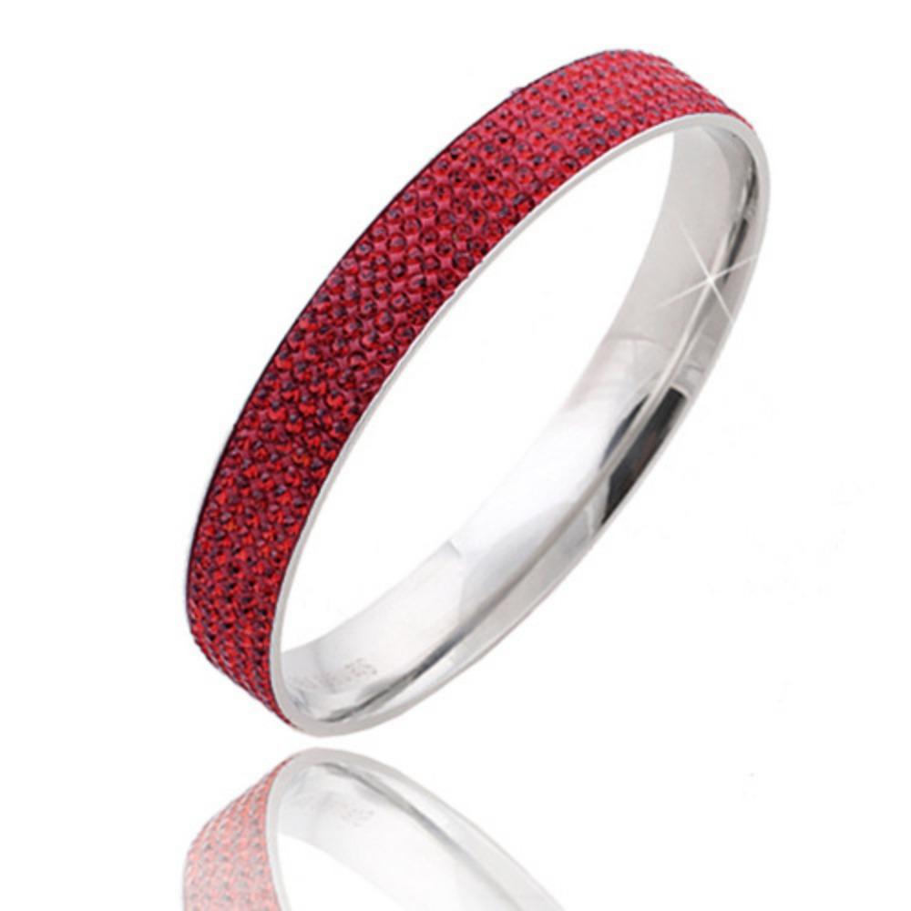 Female Style Five Row Flat Inlaid Zircon Bracelet