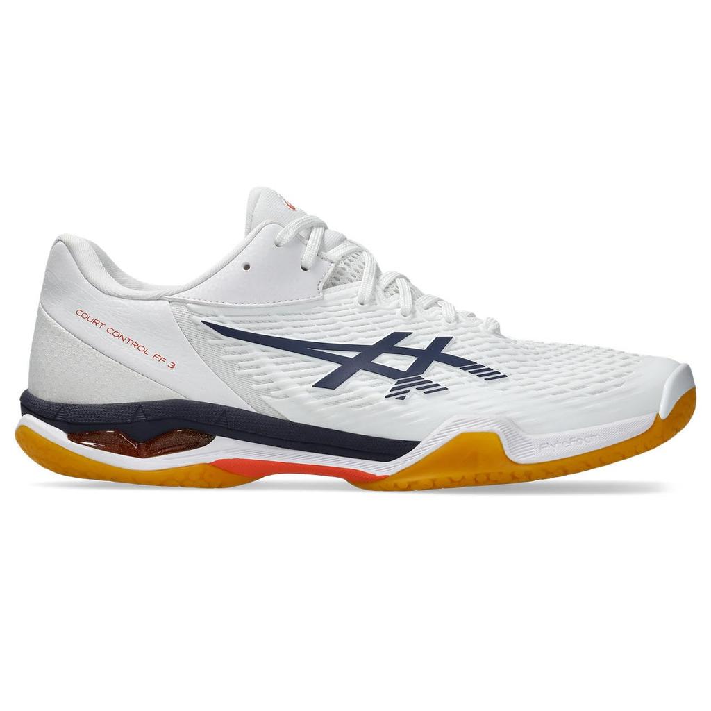 Badminton Shoes COURT CONTROL FF 3 1071A087 100 cm 2E [Asics] Men's (White/Indigo Fog) 28.0