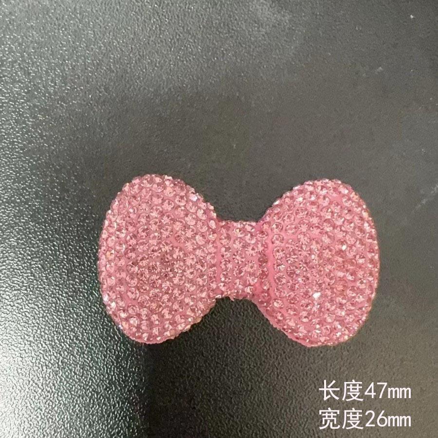 Ton Vollbohrer Mittlere Schleife 3D Süß Niedlich Luxuriös Glänzend DIY Vielseitig Handy Tasche Kette Schlüsselanhänger Zubehör