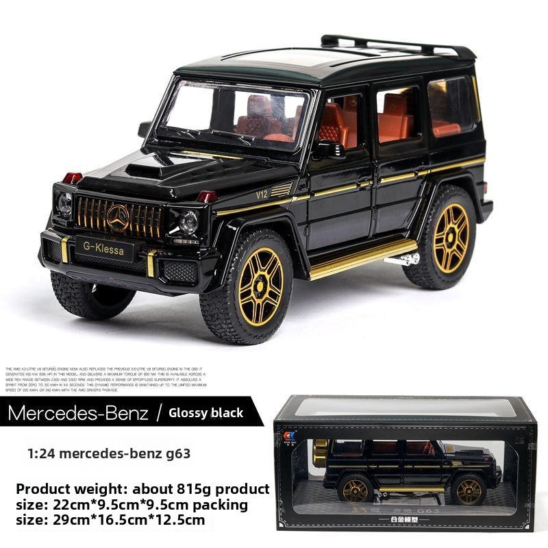 Simulation Alloy Mercedes Benz Off Road Vehicle Model Toy With Lighting Function