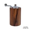 Hand-Cranked Solid Wood & Acrylic Pepper Grinder for Kitchen & Restaurant