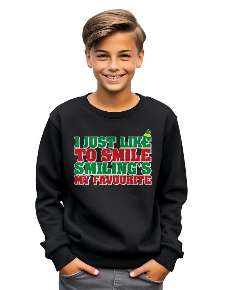

I Just Like to Smile sweatshirt - Spread Happiness Everywhere! Funny sweatshirt, 4XL
