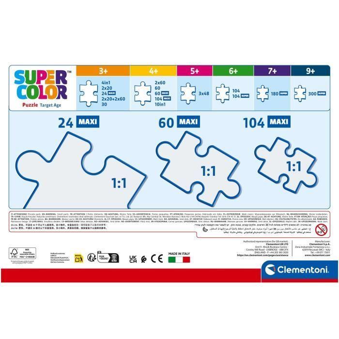 CLEMENTONI - 24 piese Maxi - Iron Man și prietenii săi grozavi