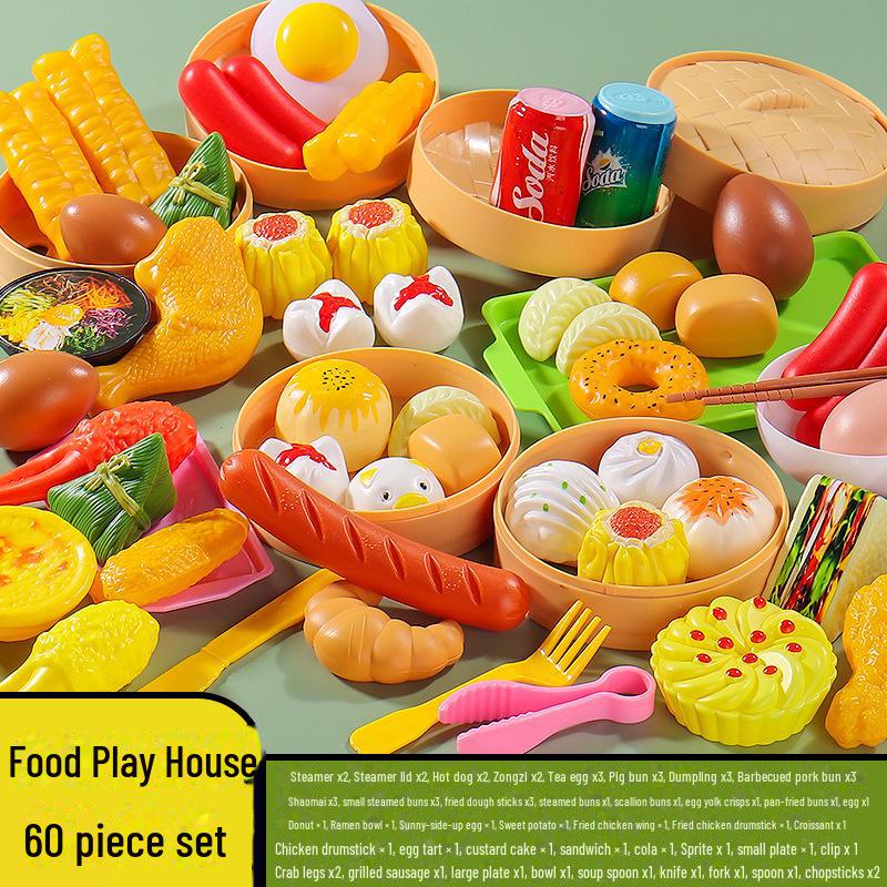 

Детский игровой кухонный набор для готовки: Игрушки для приготовления морепродуктов, фруктов, овощей, барбекю и хот-пота