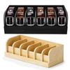 Natural Bamboo Belt Storage Box Save Space Belt Display Rack Purse Storage Holder  Women