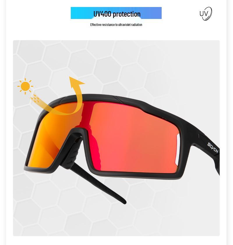 SCVCN UV Protection Cycling Sunglasses for Mountain and Road Biking