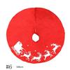 Santa Claus Reindeer Christmas Tree Skirt Xmas Holiday Decoration Ornament Home Party Mat Apron