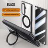 For Samsung Galaxy Z Fold 8Ultra Swivel Alloy Bracket Magnetic & Bracket & Ring 3in1 Tempered Glass Film For Magsafe Phone Case