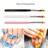 1Pcs Nail Art Brush Gel Brush For Nail Art Ombre Soft Gradient Brush For Manicure Nail Polish Drawing Painting Uv Gel Decor Pen