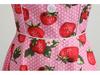Vintage Retro Print Large Swing Skirt Suspender Dress for Women