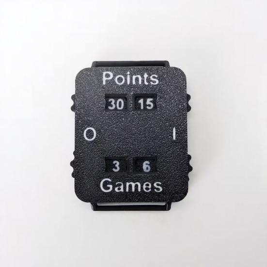 Handgelenk-Punktezähler Manuelle Zifferblattanzeige Anzeigetafel mit Armband Tragbarer Punktezähler Zählt Punkte für Pickleball Tennis Schläger Und Padel