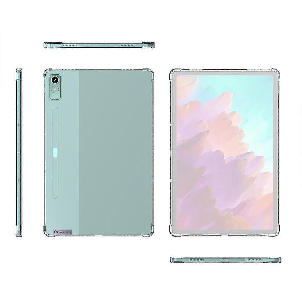 For Lenovo Pad Pro P12 Case Clear Cover TPU Silicone