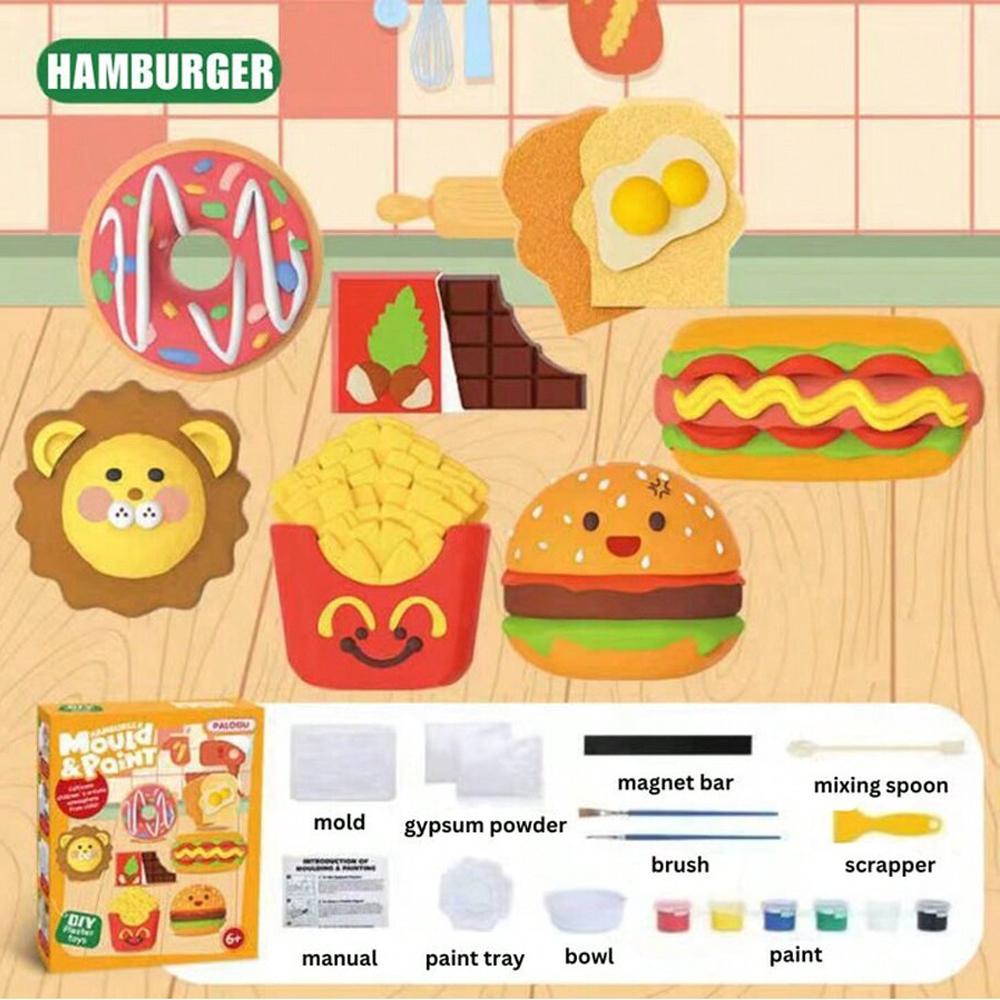 Zestaw do prac plastycznych i rękodzieła dla dzieci Zestaw do malowania, Projekty SPA Kreatywna aktywność Zabawki DIY Prezent, zabawki dinozaury Zestaw do malowania f